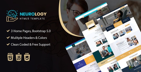 Neurology v1.0 - Psychology &amp; Counseling HTML Template