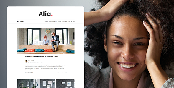 Alia v1.46 - Minimal Personal Blog