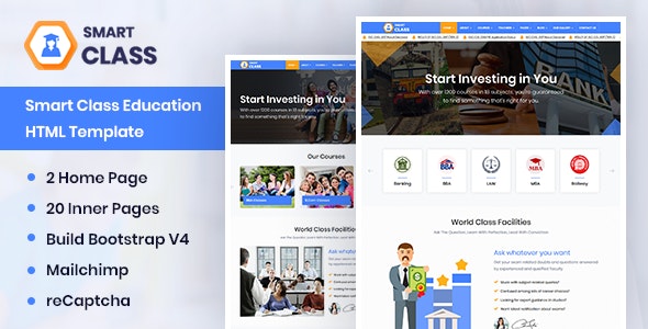 SmartClass v1.0 - Education Agency Coaching &amp; Tuition HTML Template