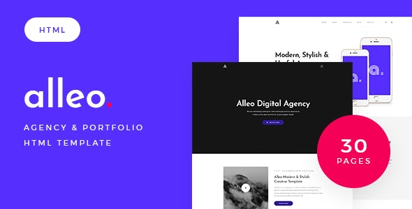 Alleo v1.0 - Agency &amp; Portfolio HTML Template