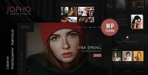 Jopho v1.0 - Creative Photography WordPress Theme