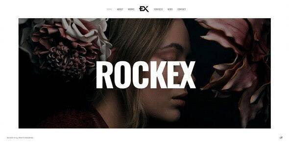 ROCKEX V1.0 - 单页投资组合 WORDPRESS 主题