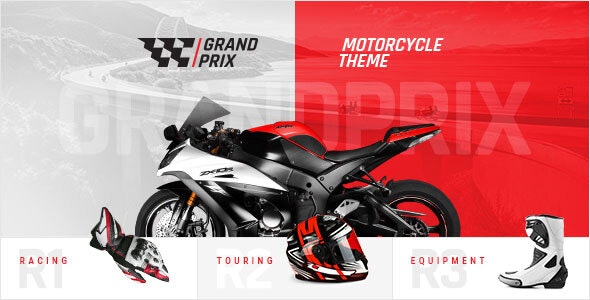 GrandPrix v1.2.1 - Motorcycle WordPress Theme