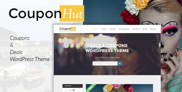 CouponHut v3.0.3 - Coupons and Deals WordPress Theme