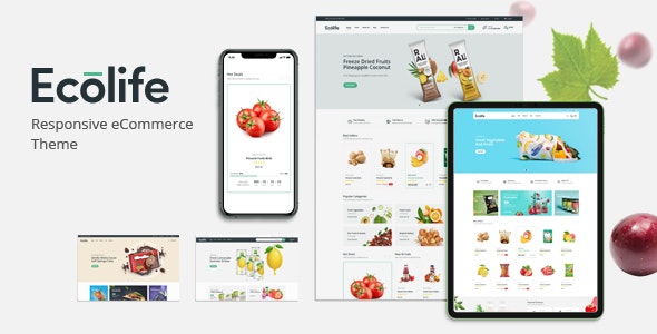 Ecolife v1.0.1 - Organic WooCommerce WordPress Theme