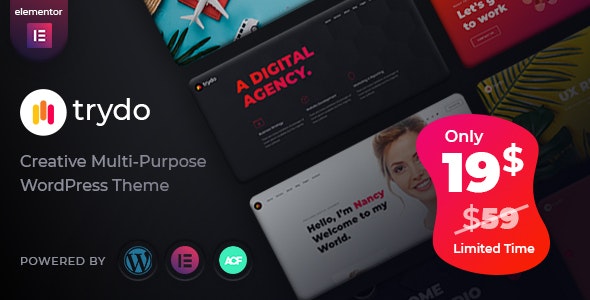 Trydo v1.0.2 - Creative Agency & Portfolio WordPress Theme