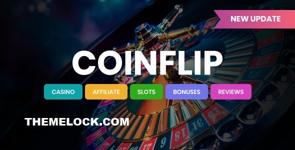 Coinflip v1.5 - Casino Affiliate & Gambling WordPress Theme