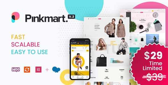 Pinkmart v2.8 - AJAX theme for WooCommerce