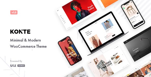 Konte v1.8.0 - Minimal & Modern WooCommerce Theme