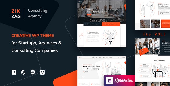 ZikZag v1.1.1 - Consulting & Agency WordPress Theme