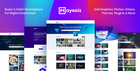 Mayosis v2.8.6 - Digital Marketplace WordPress Theme
