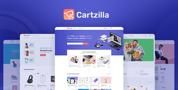 Cartzilla v1.0.6 - Digital Marketplace & Grocery Store WordPress Theme