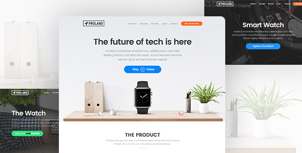 Proland v1.8.0 - WordPress Product Landing Page Theme