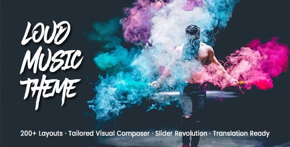 Loud v2.0.5 - A Modern WordPress Theme for the Music Industry