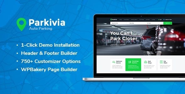 Parkivia v1.1.3 - Auto Parking & Car Maintenance WordPress Theme