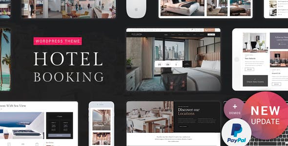 Hotel Booking v1.9 - Hotel WordPress Theme