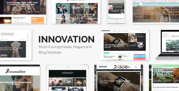 INNOVATION v5.7 - Multi-Concept News, Magazine & Blog Template