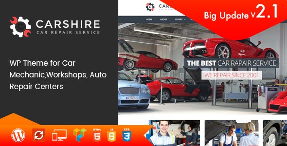 Car Shire v2.4 - Auto Mechanic & Repair WordPress Theme