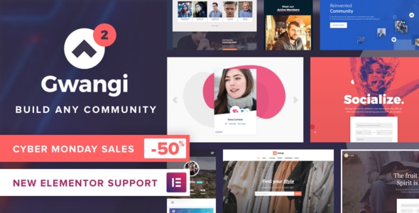Gwangi v2.3.2 - PRO Multi-Purpose Membership, Social Network & BuddyPress Community Theme