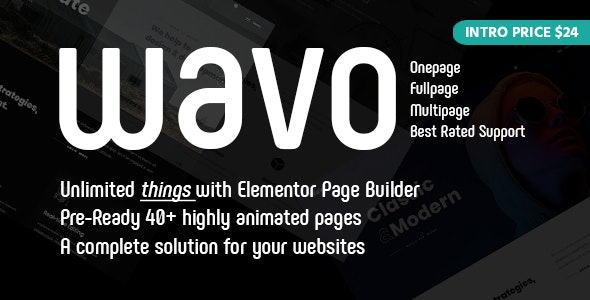 Wavo v1.1.7 - Creative Portfolio & Agency Theme