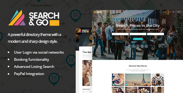 Search & Go v2.5 - Modern & Smart Directory Theme