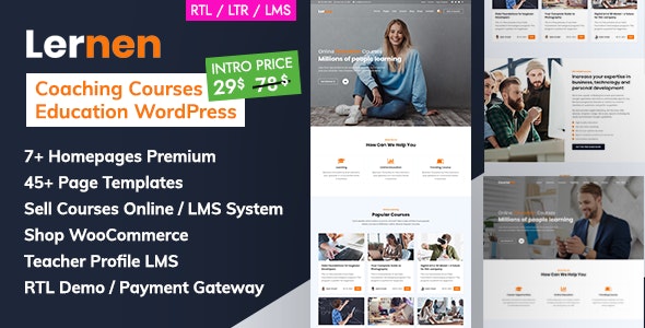 Lernen v2.2 - Coaching Online Courses & Education WordPress