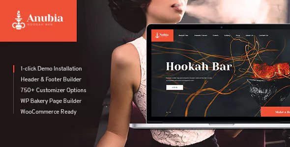 Anubia v1.0.4 - Smoking and Hookah Bar WordPress Theme