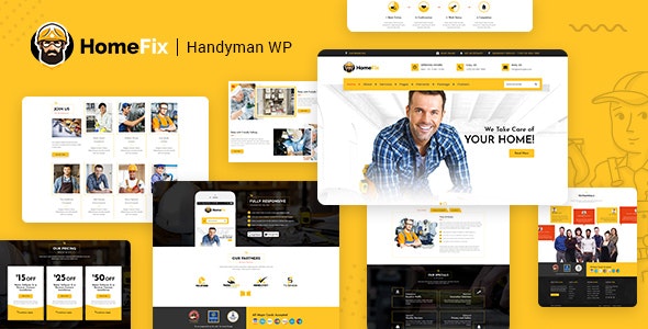 HomeFix v1.9 - Plumber, Handyman Maintenance Theme