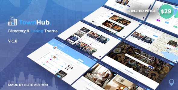 TownHub v1.4.6 - Directory & Listing WordPress Theme