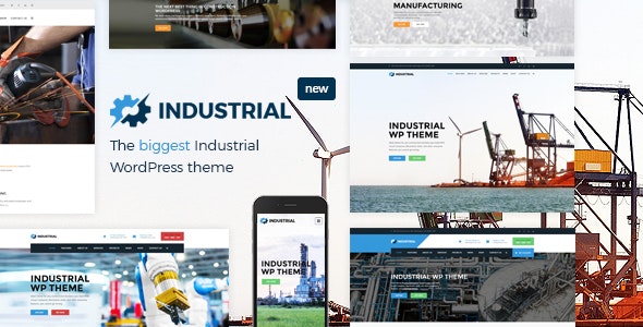 Industrial v1.6.0 - Factory Business WordPress Theme