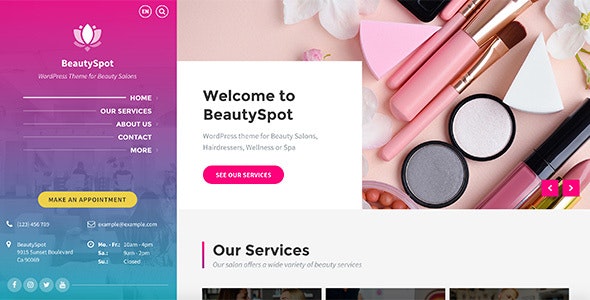 BeautySpot v3.3.9 - WordPress Theme for Beauty Salons