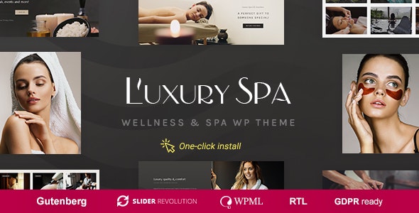 Luxury Spa v1.1.3 - Beauty Spa & Wellness Resort Theme