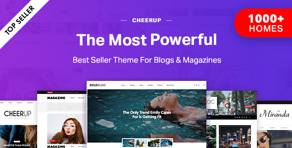 CheerUp v7.5.1 - Blog / Magazine - WordPress Blog Theme
