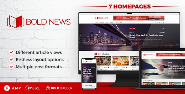 Bold News v1.4.8 - Magazine News Newspaper