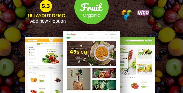 Food Fruit v5.3 - Organic Farm, Natural RTL Responsive WooCommerce WordPress Theme
