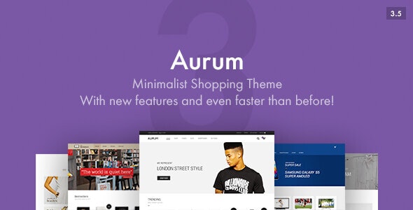 Aurum v3.8 - Minimalist Shopping Theme