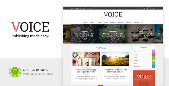 Voice v2.9.7 - Clean News/Magazine WordPress Theme