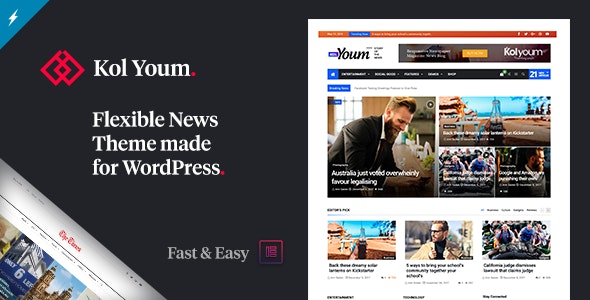 Kolyoum v2.3.2 - Newspaper Magazine News BuddyPress AMP