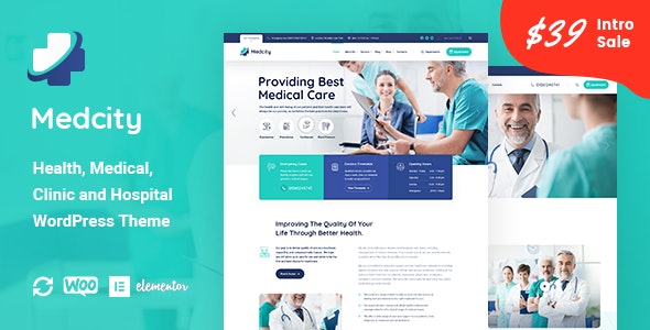 Medcity v1.0.0 - Health & Medical WordPress Theme