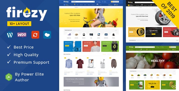 Firezy - Multipurpose WooCommerce Theme (18 Dec 2020)