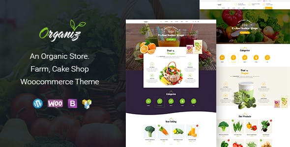 Organiz v1.9 - An Organic Store WooCommerce Theme