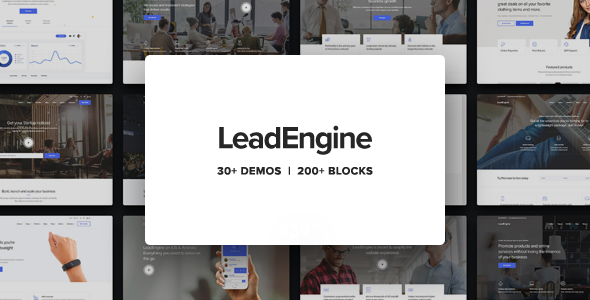 LeadEngine v2.7 - Multi-Purpose Theme with Page Builder