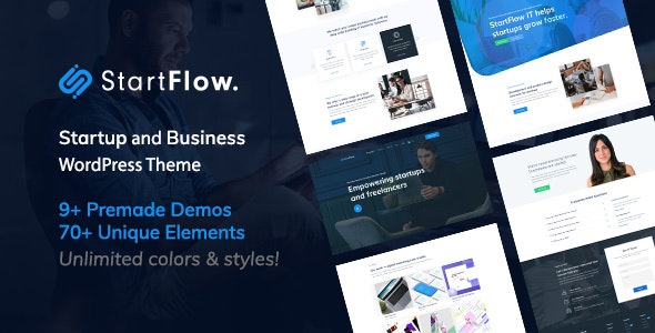Start Flow v1.10 - Startup and Creative Multipurpose WordPress Theme