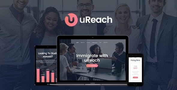 uReach v1.1.3 - Immigration & Relocation Law Consulting WordPress Theme