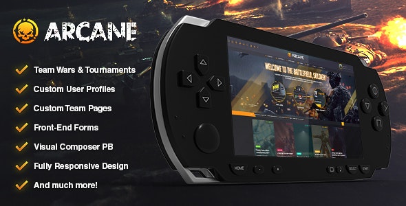 Arcane v3.0 - The Gaming Community Theme