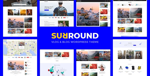 Surround v1.0.6 - Vlog & Blog WordPress Theme