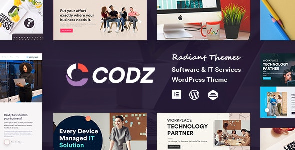Codz v1.0.4 - Software &amp; IT Services Theme