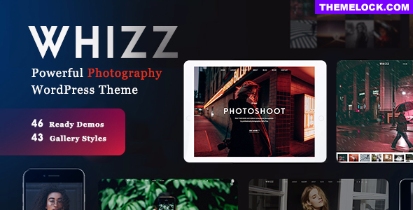 Whizz v2.1.1 - Photography WordPress for Photography