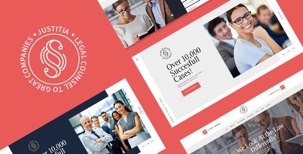 Justitia v1.0.5 - Multiskin Lawyer &amp; Legal Adviser WordPress Theme