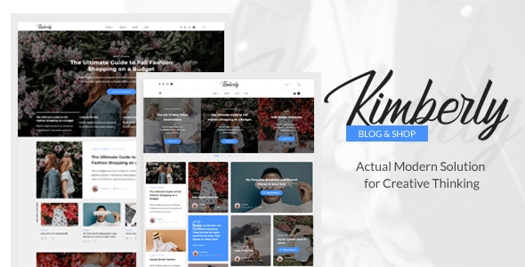 Kimberly v1.1 - WordPress Blog &amp; Shop Theme